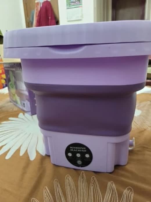 Recensione cliente di Francesca con foto della MiniLavatrice lavatrice portatile
